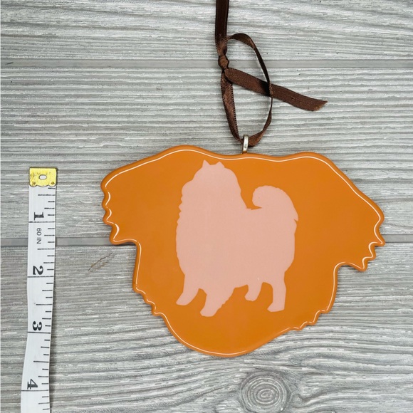 Stained glass sun catcher American Eskimo dog coaster decoration orniment art - Picture 4 of 4